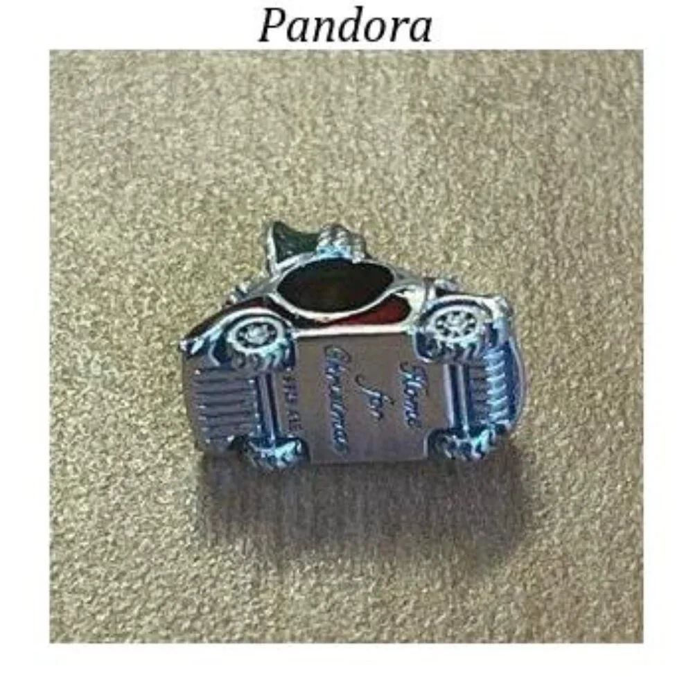 Authentic Pandora Festive Car & Christmas Tree Charm